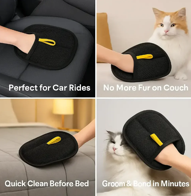 FurrLess premium pet hair removal brush